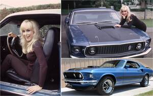 Fucking Barbara Eden Porn - Barbara Eden in her 1969 428 Cobra Jet Mach 1, 1970 : r/OldSchoolCool