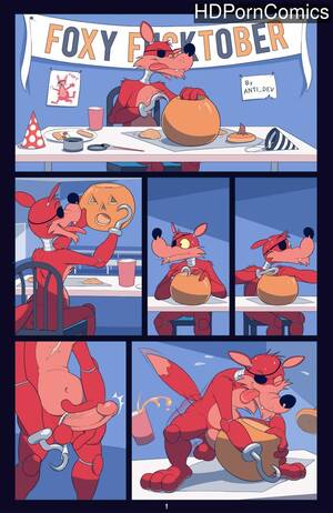 cartoon foxy nude - Foxy Fucktober comic porn | HD Porn Comics