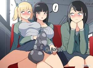 cartoons xxx hentai futa - Hentai teens swearing to keep a giant Futanari secret