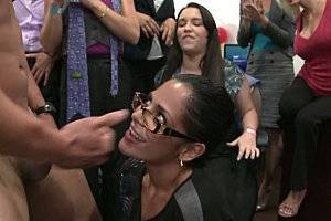 girls birthday party - Office girls having birthday party.