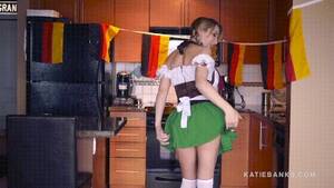 German Costume Porn - Katie Banks Bends Over And Teasese In German Costume Porn Gif | Pornhub.com