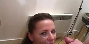 busty facial bukkake - Bukkake Party For English Brunette Milf Carly G Porno HD SEX Porn Video 7:07