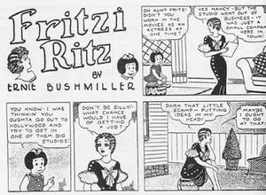 Aunt Fritzi Fucking - Bushmiller's introduction of Fritzi's sassy niece Nancy (in 1933) brought  even more fans to the strip.