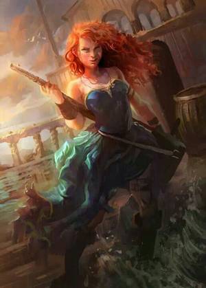 Merida Brave Disney Princess Porn - princessesfanarts: â€œ Pirate Merida by MikeAzevedo â€