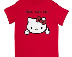 Hello Kitty Fuck You - Hello Fuck You Kitty Funny Parody T Shirt - Etsy
