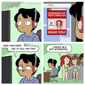 funny nude toons - hilarious comics about porn