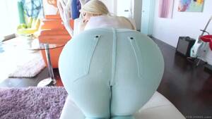 fat dick up ass - Blonde gags on fat dick before taking it into her ass - ZB Porn