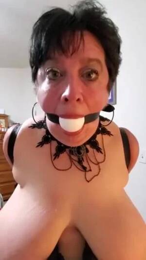 Mature Ball Gag - BoundHub - mature bondage