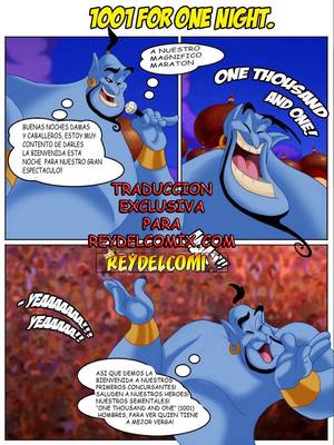 Furry Porn Comics Aladdin - Aladdin-1001 For One Night (EspaÃ±ol)