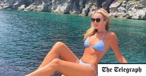 blonde naked beach friends - Bikini selfies just aren't chic â€“ even if you've got a body like Liz Hurley