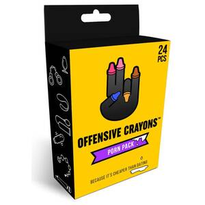Crayola Porn - Amazon.com: Wood Rocket Offensive Crayons Porn Pack