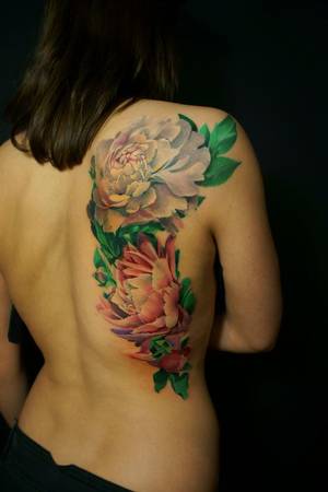 Indian Porn Flower Tattoo - flowers style over. Find this Pin and more on Tattoo Porn ...