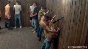 in a glory hole - Czech glory hole fucking with helpless women that beg for mercy - OK.PORN