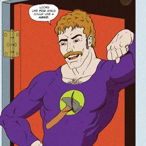 Graphic Novels Porn - Captain Hammer: back when porn meant something.