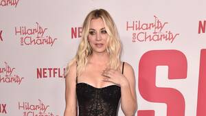 Kaley Cuoco Porn - Big Bang Theory' Star Kaley Cuoco Wore a See-Through Lace Dress and Fans'  Jaws Are on the Floor