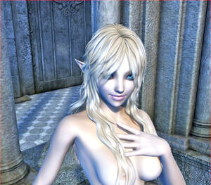 Elf Forced Porn - white elf teasing to be captured for 3d porn forced sex
