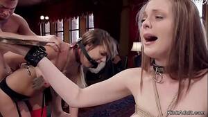 group slave - Group of hot slave babes anal fucked and tormented and licked each other -  XNXX.COM