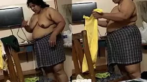 Fat Indian Aunty Porn - Fat Indian Woman With Big Belly Walks Around The House With Naked Boobs porn  video