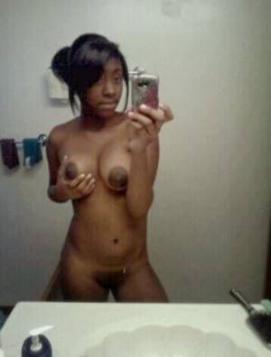 naked black girls self shot - shot Black mirror nude girl self