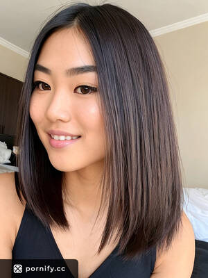 long haired asian slut - Teen Slim Asian Slut Jumping On A Bed In A Modern Room With Huge Round  Black Breasts, Grey Eyes, Long Layers Haircut, Brazilian Wax Pussy And  Angry Face Expression | Pornify â€“