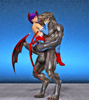 big dick 3d monster toons - Horny monster has a cock too big for this slut at 3dEvilMonsters