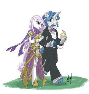 Female Unicorn Anthro Porn - 85136 - safe, artist:atryl, fancypants, fleur-de-lis, unicorn, anthro,  unguligrade anthro, g4, costume porn, female, male, ship:fancyfleur,  shipping, straight - Derpibooru