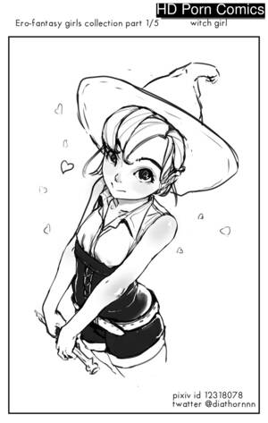 Fantasy Witch Porn - Ero-Fantasy Girls 1 - Witch Girl comic porn | HD Porn Comics