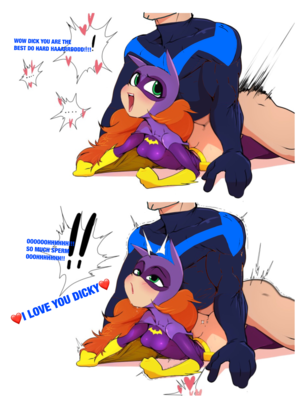 Nightwing Batgirl Porn - Rule34 - If it exists, there is porn of it / barbara gordon, batgirl, dick  grayson, nightwing / 6985818