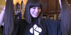 Bukkake Porn Asian Bob Haircut - LONG HAIR BRUNETTE BOB HAIRCUT - Tnaflix.com