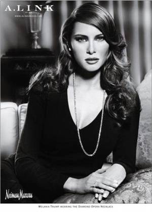 Fine Black Porn Youngest - At the time of the shoot, Mrs Trump (shown in a Neiman Marcus ad