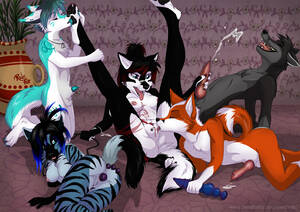 furry lesbian orgy - Orgy - Furry by RukiFox - Hentai Foundry