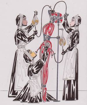 latex sex bondage art drawing - I do hope you liked these and as i said if you do have any information  about them do please let me know. Thanks, XXX Andy