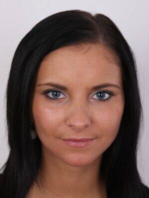 Katka Brunette Czech - Brunette babe Katka is back for the casting - Czech Casting Girls