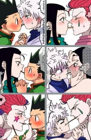 Hunter X Hunter Killua Love Sex - Gon Freecs Killua zoldyck Hisoka and illumi zoldyck Hunter x Hunter pocky  challenge
