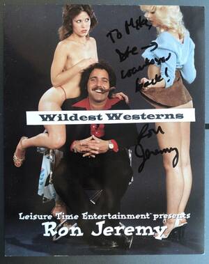 jeremy asian porn star - RON JEREMY signed photo vintage original autograph porn star Female Leggy  Legs | eBay