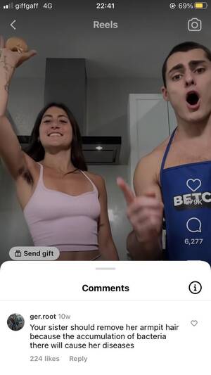 Hairy Armpit Porn - Women get diseases from armpit hair'ðŸ’€ : r/NotHowGirlsWork