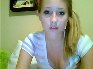cute blonde teen masturbates for webcam - Gorgeous Blonde Teen Masturbating in a Sexy Webcam Vid | Any Porn