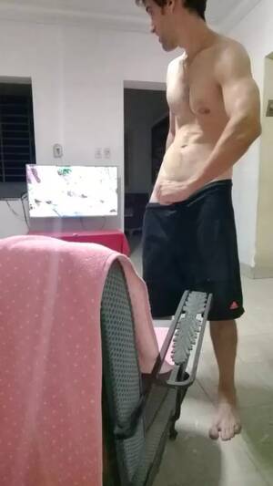 guy caught wanking - Guy is caught on video masturbating watch online