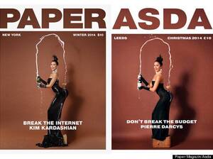 Kim Kardashian Porn Cover - Asda Spoof Kim Kardashian Naked Bum Cover To Sell Â£10 Champagne | HuffPost  UK Life