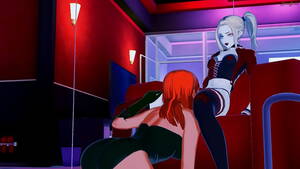 Anime Lesbian Porn Poison Ivy - Harley Quinn and Posion Ivy fuck in a hotel room. - XNXX.COM