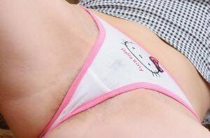 hello kitty upskirt - Tiny Hello Kitty spot