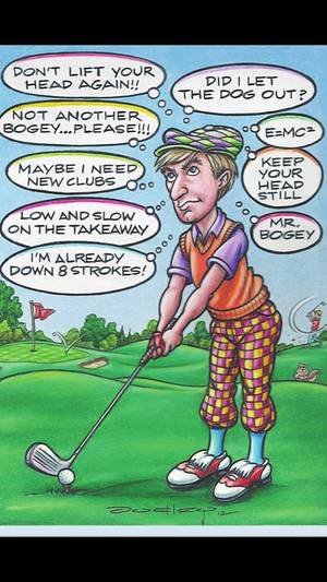 adult golf cartoons - Golf Illustrated - Streaker Column by Ron Streck! #golfwaggle