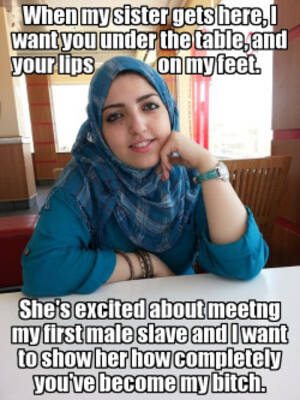 Hijab Porn Image Fap Caption - Hijab Femdom Captions | BDSM Fetish