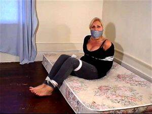 barefoot bound on bed - Watch Blonde Barefoot Bondage on Bed - Otm, Bondage Porn - SpankBang