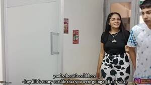 big booty latina cock milking - Big ass Latina gives a rich blowjob to her neighbor's big cock until she  swallows his milk - Porn in Spanish watch online