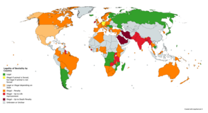 Forced Bestiality Porn - Legality of Bestiality by Country : r/MapPorn