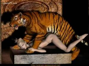 cartoon tiger foucking porn chick - Powerful tiger fucking pinned slut in this animated zoophilia video -  LuxureTV
