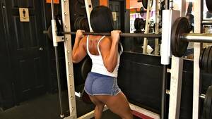 latina exercise - Muscle Latina Becca Diamond working out in the gym - Porn Movies - 3Movs