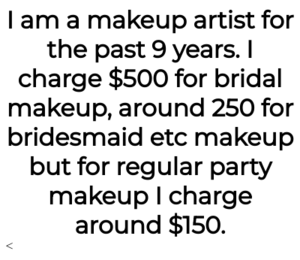Girls Do Porn E218 - Makeup Artist Charges A Bride More Than Agreed Upon Because She Didn't Know  She Was Bridal Makeup