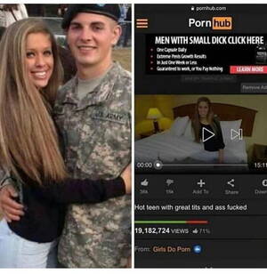 Army Girlfriend Porn Meme - I think she's cheating on him. Not sure though - 9GAG